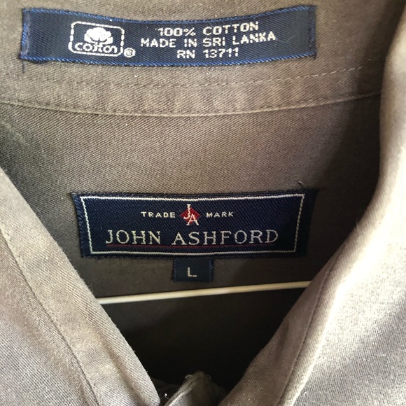 Men’s JOHN ASHFORD long sleeve shirt - Picture 3 of 4